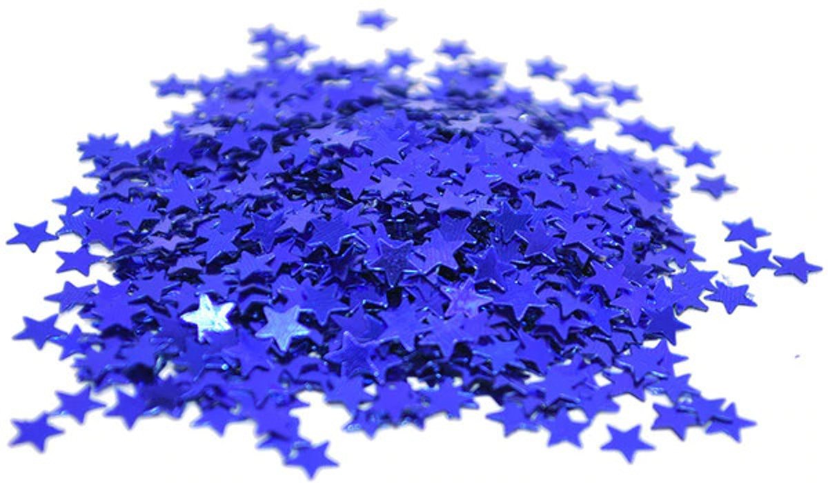 Confetti Sterren Blauw 14 Gram